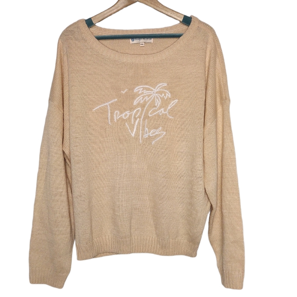 Beachly X Goldfish Kiss Tropical Vibes sweater